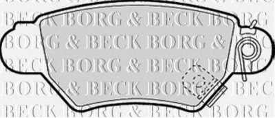 BORG & BECK bbp1688 -  Комплект тормозных колодок, дисковый тормоз
